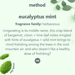 Method Bathroom Cleaner, Eucalyptus Mint, 28 Ounce (00008)