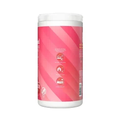 Method Disinfecting Wipes, Pink Grapefruit Scent, 70 Wipes/Canister (338527)