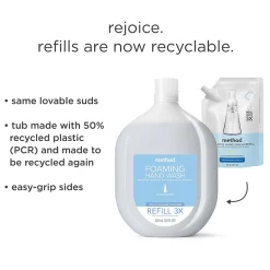 Method Foaming Hand Soap Refill, Sweet Water Scent, 28 Fl. Oz. (328119)