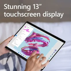 Microsoft Surface Pro 9 13" Tablet, SQ3 Processor, 8GB Memory, WiFi + 5G LTE, 256GB SSD, Windows 11 Home, Platinum (RU8-00001)