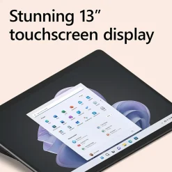 Microsoft Surface Pro 9 13" Tablet, Intel Core i5-1235U Evo, 8GB Memory, WiFi, 256GB SSD, Windows 11 Home, Graphite (QEZ-00018)