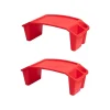 Mind Reader 10.75" x 22.25" Plastic Kids' Lap Desk Activity Tray, Red, 2/Pack (2KIDLAP-RED)