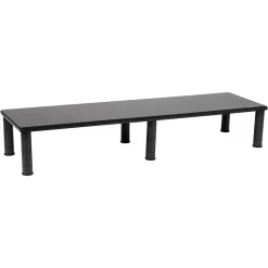 Mind Reader Adjustable Dual Monitor Stand, Black (DUBMO-BLK)