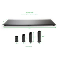 Mind Reader Adjustable Dual Monitor Stand, Black (DUBMO-BLK)