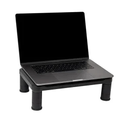 Mind Reader Adjustable Monitor Stand, Black, 2/Pack (2SMPLMON-BLK)