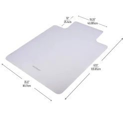 Mind Reader Carpet Chair Mat with Lip, 36