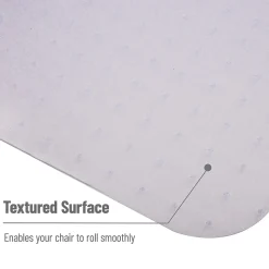 Mind Reader Carpet Chair Mat with Lip, 36