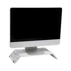 Mind Reader Contemporary Monitor Stand and Laptop Riser, White (MARMON-WHT)