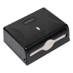 Mind Reader Folded Paper Towel Dispenser, Black (PTWIDE-BLK)