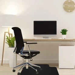 Mind Reader Hard Floor Chair Mat with Lip, 36