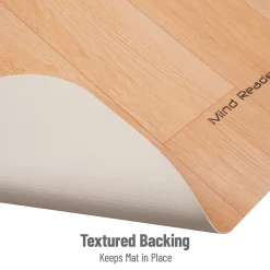 Mind Reader Hard Floor Chair Mat with Lip, 36