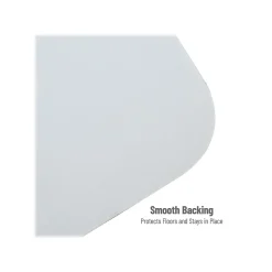 Mind Reader Hard Floor Chair Mat with Lip, 47