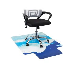 Mind Reader Hard Floor Chair Mat with Lip, 47