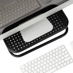 Mind Reader Monitor Stand and Ventilated Desktop Organizer, Black, 2/Pack (2CHORDMON-BLK)