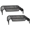 Mind Reader Monitor Stand with Paper Tray, Up to 24" Monitor, Black, 2/Pack (2MESHMON-BLK)