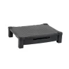 Mind Reader Monitor Stand Riser with Storage Drawer, Black (DRPLMONST-BLK)