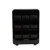 Mind Reader Plastic 11-Drawer Tea Bag Organizer, Black (TBORG-BLK)