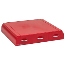 Mind Reader Plastic Single Serve Coffee Pod Storage Drawer, 36 Pod Capacity, Red (TRAY6-RED)