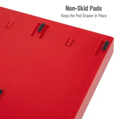 Mind Reader Plastic Single Serve Coffee Pod Storage Drawer, 36 Pod Capacity, Red (TRAY6-RED)