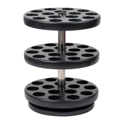 Mind Reader Plastic 3-Tier Single Serve Pod Carousel, 45 Pod Capacity, Black (PODSUS45-BLK)