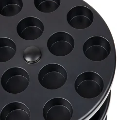 Mind Reader Plastic 3-Tier Single Serve Pod Carousel, 45 Pod Capacity, Black (PODSUS45-BLK)