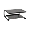 Mind Reader 2-Tier Adjustable Ventilated Monitor Stand, Black (MON2T-BLK)