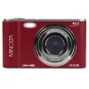 Minolta 44 MP Digital 2.7K Quad HD Camera, 16x Digital Zoom, Red (MND20-R)