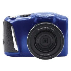 Minolta 48 MP/4K Ultra HD Digital Camera with 16x Digital Zoom, Blue (MND50-BL)