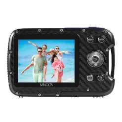 Minolta 21 MP/1080p Waterproof Digital Camera with 4x Digital Zoom, Blue (MN30WP-BL)