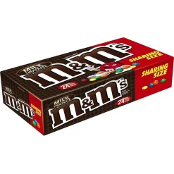 M&M'S Milk Chocolate Candy Sharing Size 3.14 oz. Pouch, 24/Box (MMM04431)