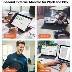 Mobile Pixels Inc. Fold 15.6" Monitor, Black (101-1010P01)