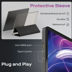 Mobile Pixels Inc. Glance 15.6" 1080p 60 Hz Portable Monitor, Black (101-1012P01)