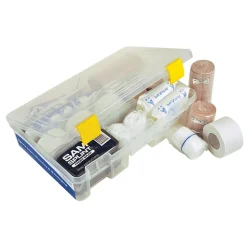 MobileAid Trauma BLS (Basic Life Suppport) EASY-ROLL Modular First Aid Station with Oxygen Tank Holder & AED Strap (31580)