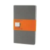 Moleskine Cahier Journal, 5" x 8.25", Narrow Ruled, Pebble Gray, 80 Pages, 3/Pack (629599)