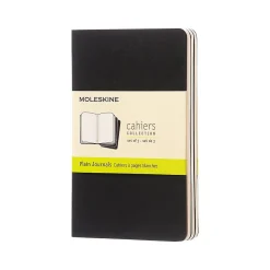 Moleskine Cahier Pocket Pocket Journal, 3.5" x 5.5", Black, 64 Pages (704918XX)