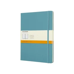 Moleskine Classic Extra Large Notebook, 7.5" x 9.84", Unruled, Reef Blue (8058341716076)