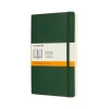 Moleskine Classic Pocket Notebook, 5" x 8.25", Wide Ruled, 96 Sheets, Green (600011)