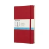 Moleskine Classic Professional Notebooks, 5" x 8.25", Wide Ruled, 96 Sheets, Red (854634XX)