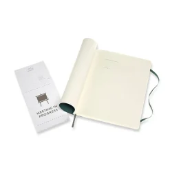Moleskine Pro XL Professional Notebooks, 7.5" x 9.75", Narrow Ruled, 192 Sheets, Green (620848)