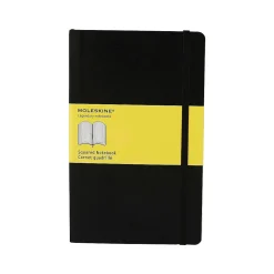 Moleskine Professional Notebooks, 5" x 8.25", Quad, 120 Sheets, Black (701139)