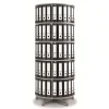 Moll® Rotary Five Tier Spin & File Binder Storage Carousel, White