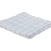 Monarch Brands Terry Dish Cloths, 12" x 12", White and Blue, 12 Cloths/Pack (DISH-BLUE)