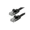 Monoprice 25' 30 AWG CAT-5e UTP Flat Ethernet Network Cable, Black