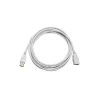 Monoprice® 10' Gold Plated USB 2.0 A Male to A Female Extension 28/24AWG Cable, White