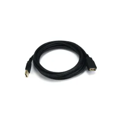 Monoprice 10' USB-A to USB A Cable, Male to Female, Black (105434)