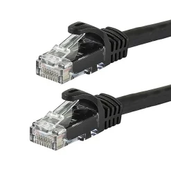 Monoprice FLEXboot Series 7' 24 AWG CAT-6 UTP Ethernet Network Cable, Black