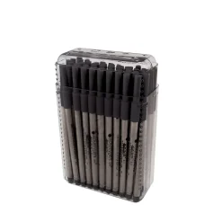 Monteverde® Medium Ballpoint Refill For Sheaffer Ballpoint Pens, Black, 50/Pack