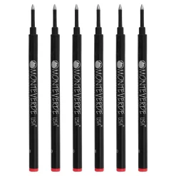 Monteverde® Medium Rollerball Refill For Most Rollerball Pens, 6/Pack, Red