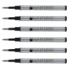 Monteverde® Mini Rollerball Refill For Mini Jewelria Pens, Black, 6/Pack