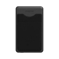 Mophie snap+ juice pack Magnetic Wireless Charger with Mini Wallet, 5000 mAh, Black (401108985)